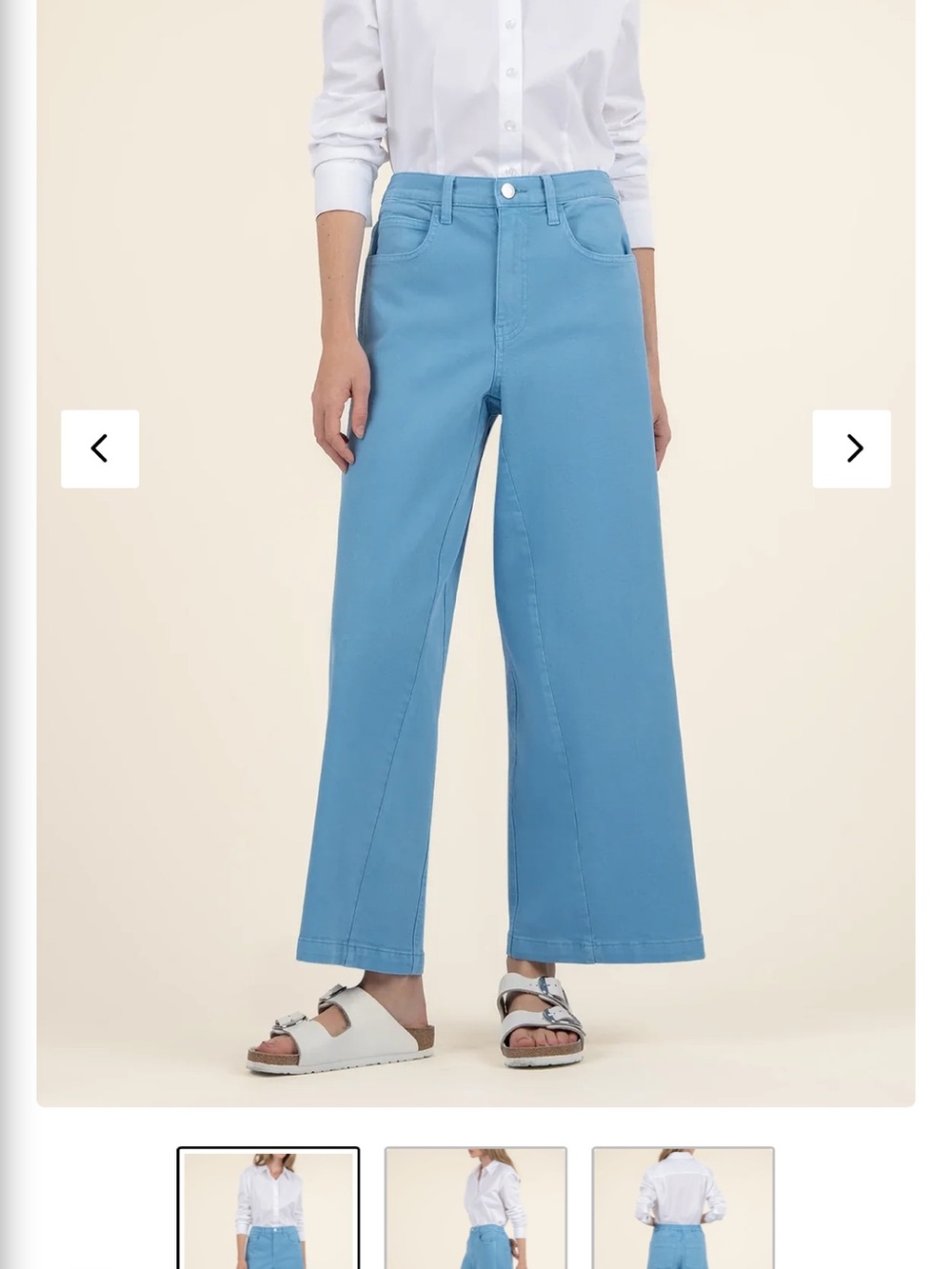Kut from the Kloth amalfi  Blue Wide-Leg Jeans